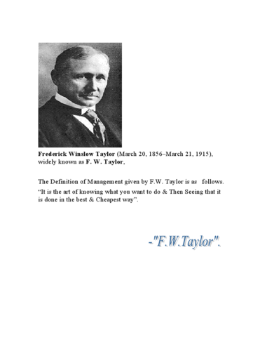 scientific management theory