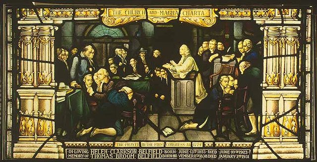 The Continental Congress gathering