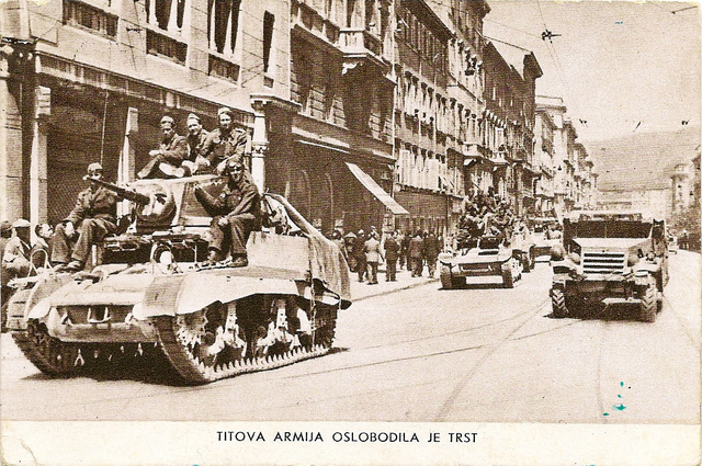 Tito's forces enter Trieste