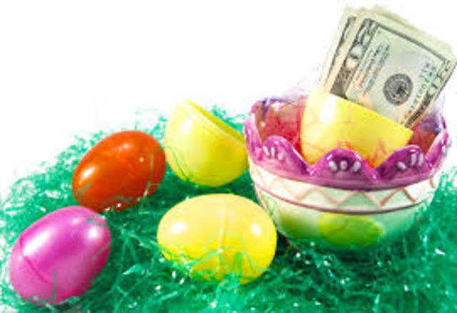 Try to get money on easter