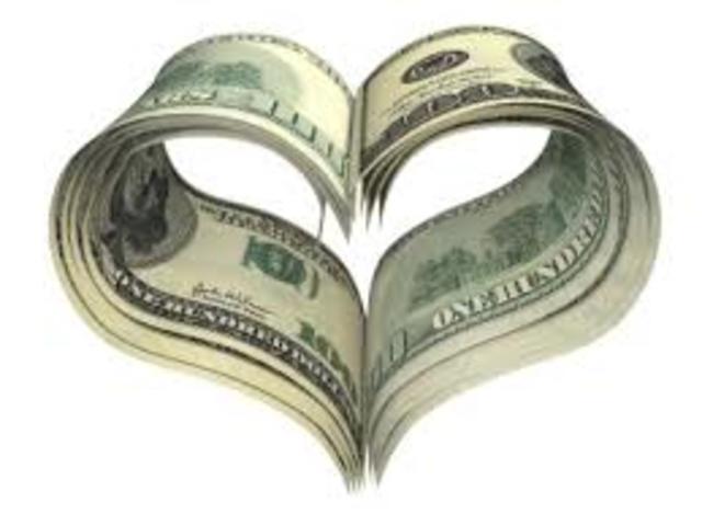Valentines day card w/ money