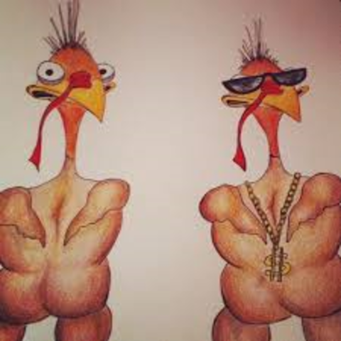 Thanksgiving card w/ money