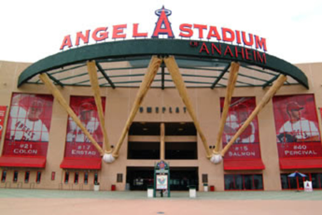 went to angels stadium