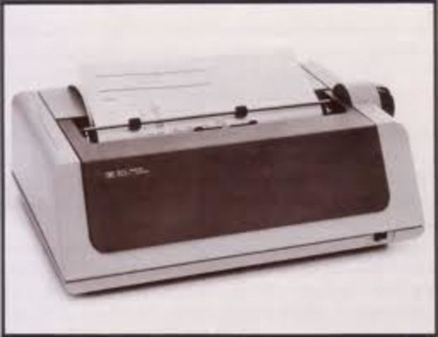 First Computer Printer