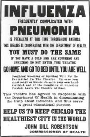 Worldwide Flu Epicmic Kills 30 Million