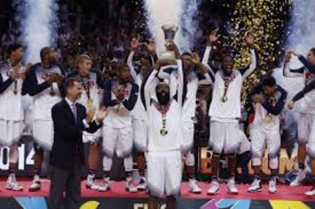 James Harden and his national team won the world cup of Basketball