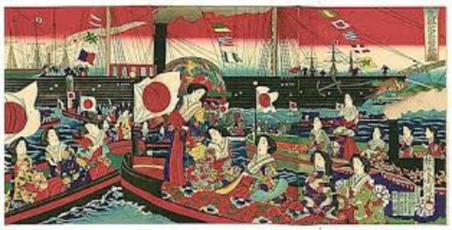 Japan Ends its Isolation