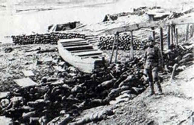 Japan’s army pillages Nanjing, China; massacre a quarter of a million people.