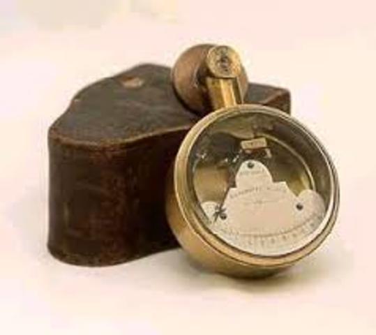 Invención de manómetro de mercurio