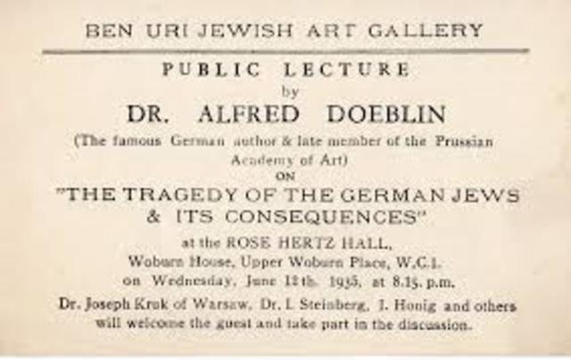 First Anti-Semitic Law is passed in Germany