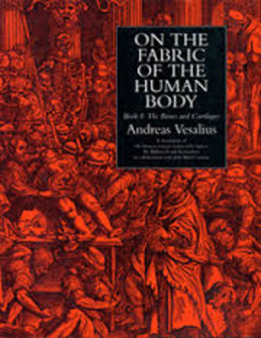 Vesalius published a seven volume book