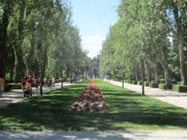 Vuelta en bici por el Retiro