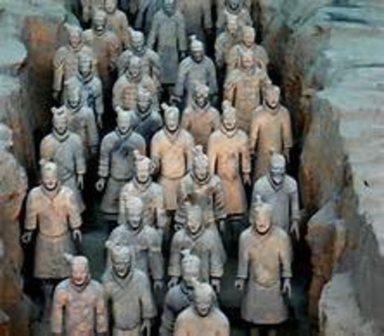 Burial of the Terra Cotta army