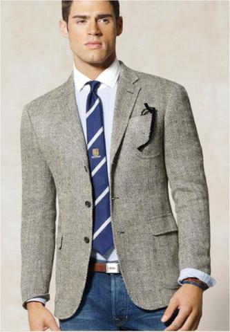 Classic mens suit worn in the 80's