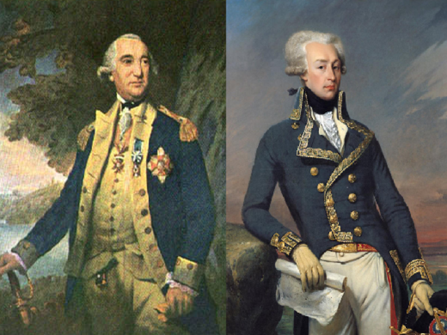 Friedrich von Steuben and Marquis de Lafayette