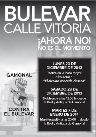 Diversas protestas vecinales (Representación obra de teatro "El Alcalde concede deseos")