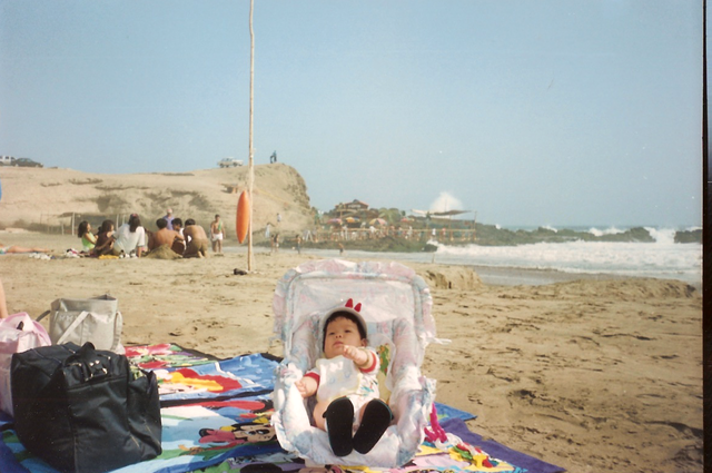 Mi primera vez en la playa