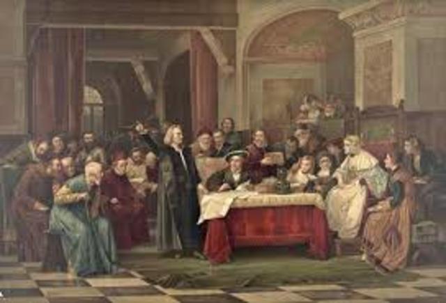 Columbus returned to Spain