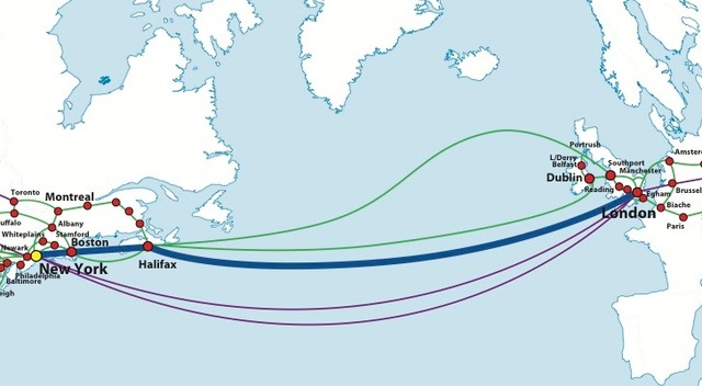 First Trans-Atlantic Connection
