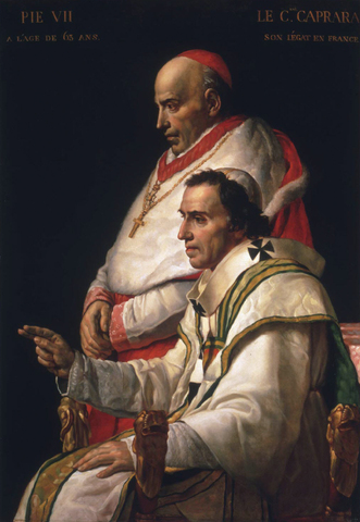 Napoleon reaches agrrement with the pope.