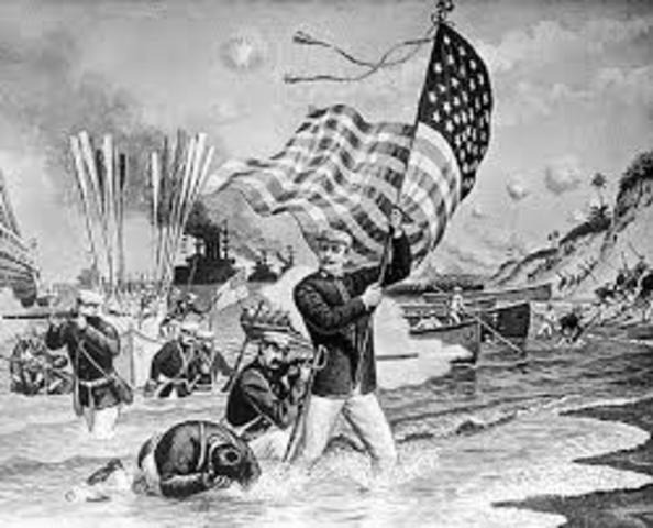 US wins spanish american war