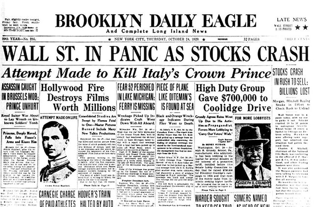 U.S. Stock Market Crash
