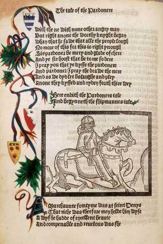 Chaucer begins writing The Canterbury Tales.