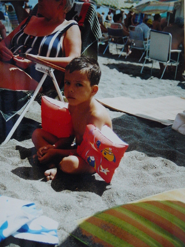 Mi primera vez en la playa