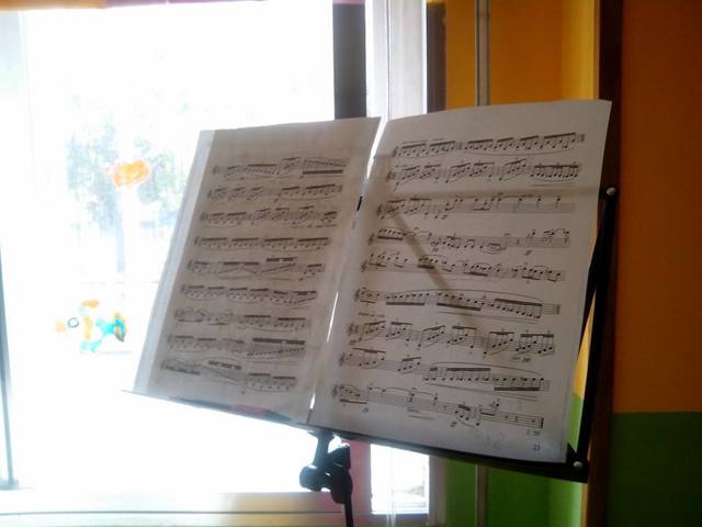 Entrada en la escuela de música