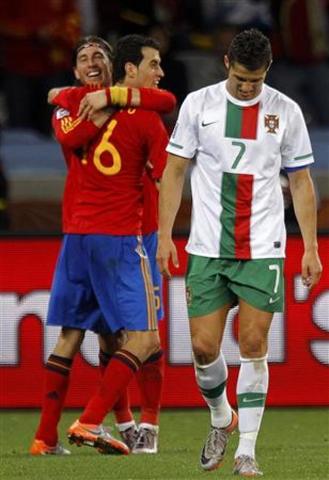 Octavos de final: España vs Portugal
