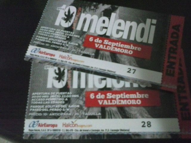 Concierto de Melendi