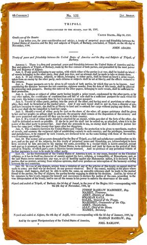 Treaty of Tripoli