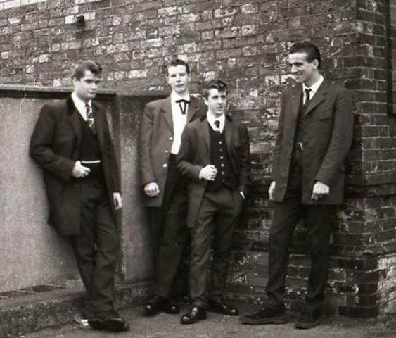 What Men (Teddy Boys) wore