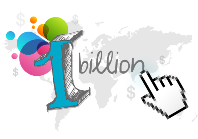 Hit 1.3 billion active users