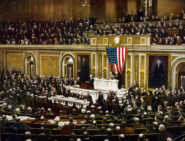 President Wilson asked congress to declare war on Germany
