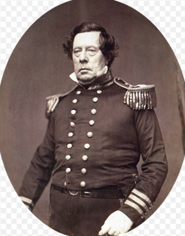 Commodore Perry enters tokyo harbor