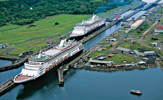 Panama Canal Opens