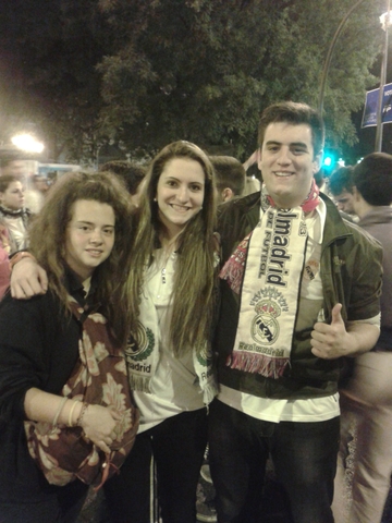 Celebración de la Champions