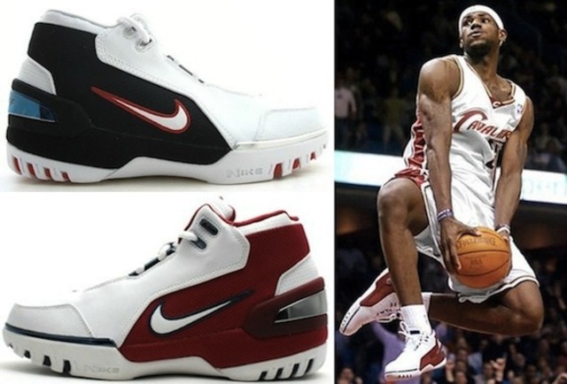 Lebron James signed with nike