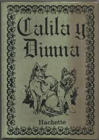 ANÓNIMO Calila y Dimma