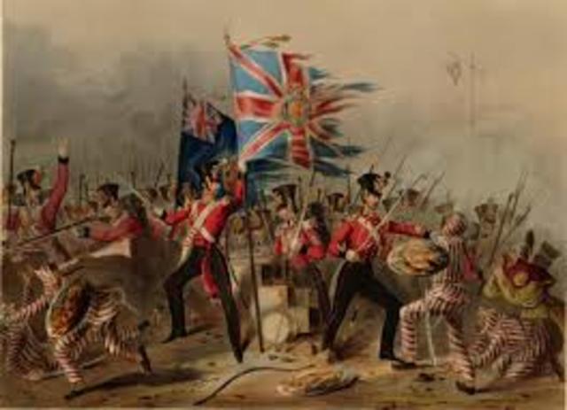 China and Britian clash in opium wars