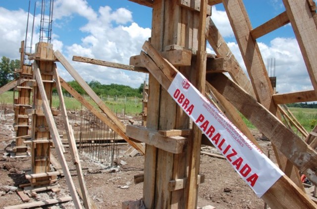 Paralización temporal de las obras