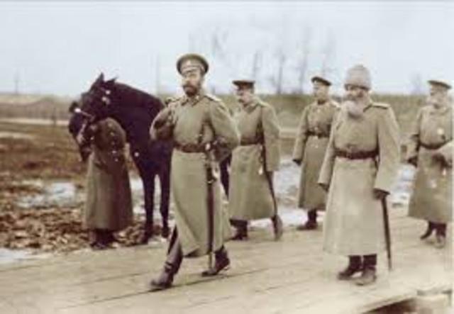 Nicholas II becomes the czar of Russia