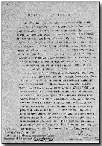 Czar NIcholas II abdicates throne