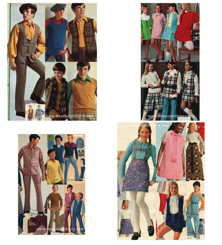 1971 teens clothing