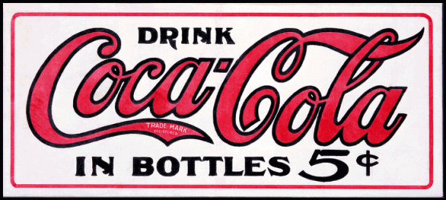 1930 Coca Cola logo
