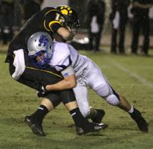 I started playing football