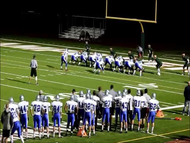 I started on JV football at MHS