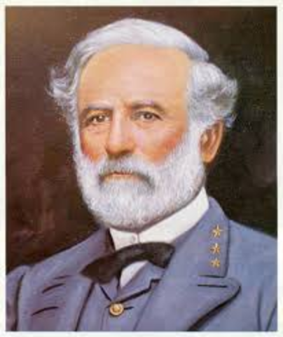 Robert E. Lee takes command of Confederate troops