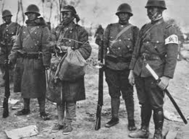 Militarist take control of Japanese Government